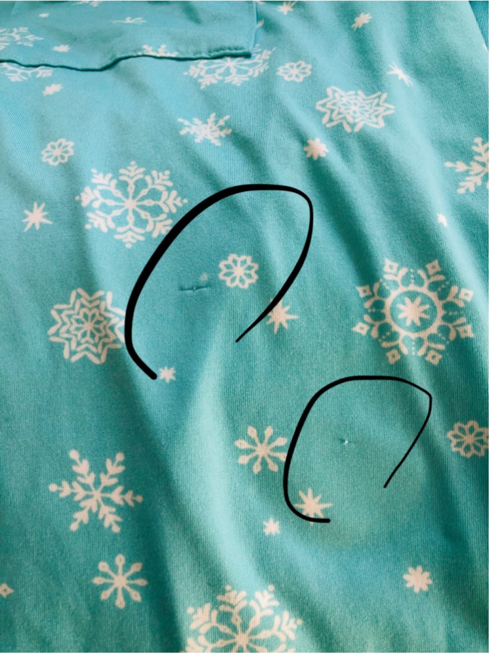 XXL Kim Rogers PJ Set Lush Luxe Snow Flake Print Grandmacore Apres Ski Stretchy - Picture 7 of 12